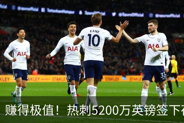 赚得极值！热刺5200万英镑签下荷兰国脚，后防线增强新赛季蓄势待发